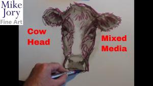 The Sunday Art Show - How to draw a cow head