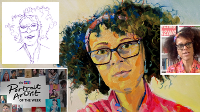 The Sunday Art Show - Sky Arts Portrait Artist of the Week - Bernardine Evaristo